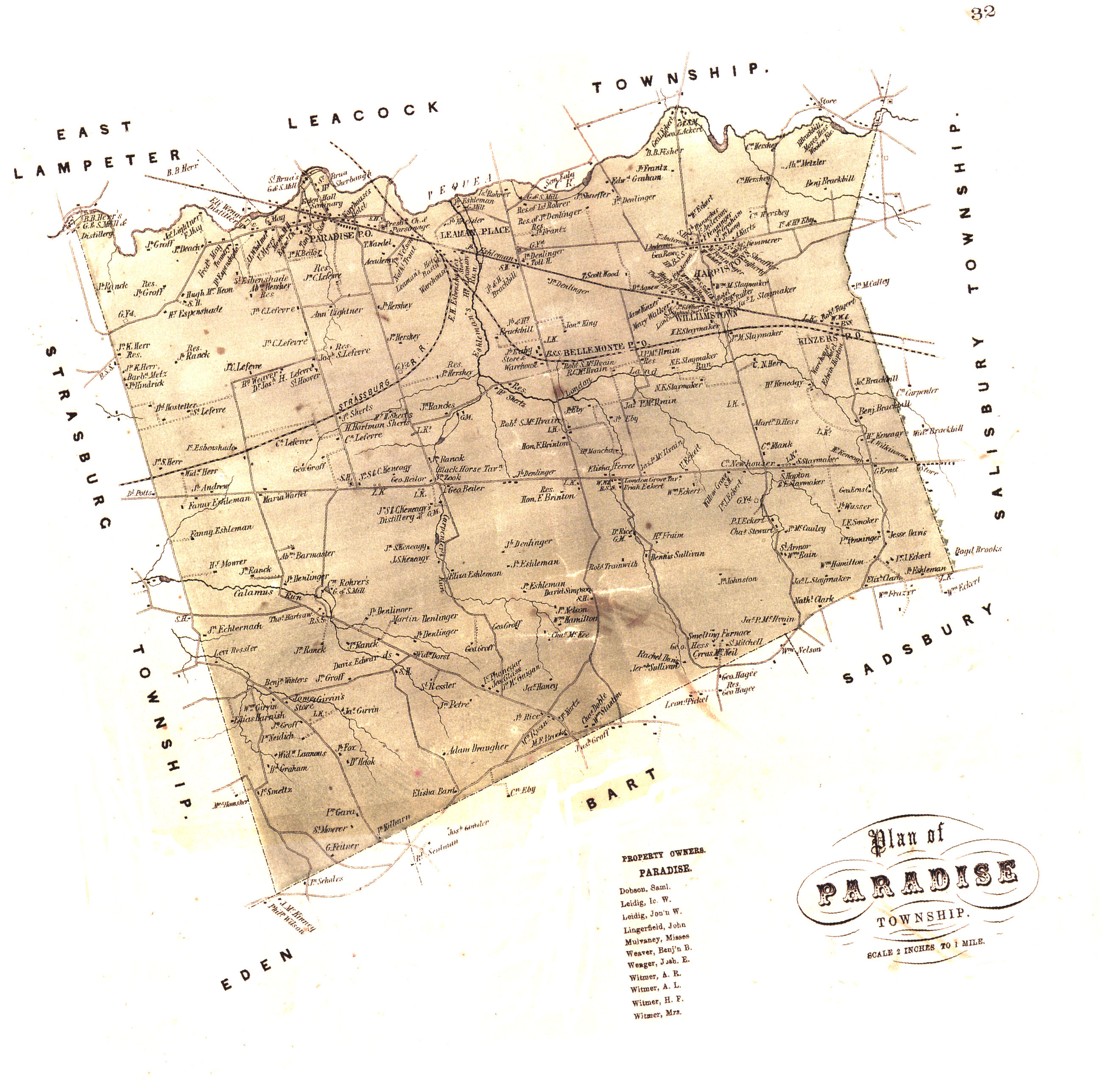 Lancaster County Ancestor Tracks